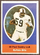 1972 Sunoco Stamps #65 Paul Guidry