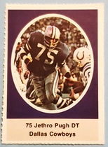 1972 Sunoco Stamps #158 Jethro Pugh