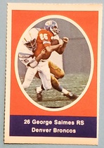 1972 Sunoco Stamps #191 George Saimes