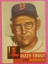 1953 Topps Base Set #169 Dizzy Trout
