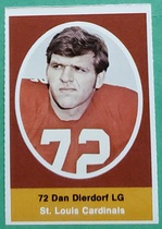 1972 Sunoco Stamps #531 Dan Dierdorf