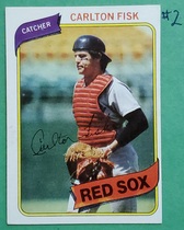 1980 Topps Base Set #40 Carlton Fisk