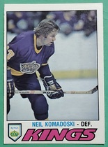 1977 O-Pee-Chee OPC Base Set #344 Neil Komadoski