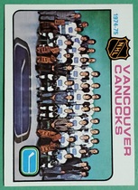 1975 Topps Base Set #97 Canucks Team