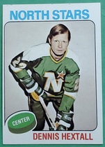 1975 Topps Base Set #310 Dennis Hextall