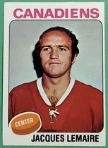 1975 Topps Base Set #258 Jacques Lemaire