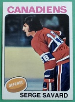 1975 Topps Base Set #144 Serge Savard