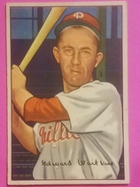 1952 Bowman Base Set #92 Eddie Waitkus