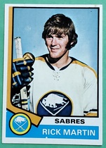 1974 Topps Base Set #190 Rick Martin