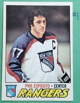 1977 O-Pee-Chee OPC Base Set #55 Phil Esposito