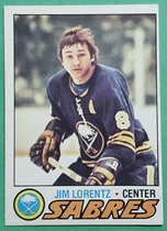 1977 O-Pee-Chee OPC Base Set #58 Jim Lorentz