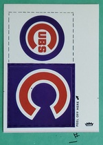 1979 Fleer Grand Slam Hi-Gloss Stickers #NNO Chicago Cubs