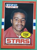 1985 Topps USFL #17 Garcia Lane