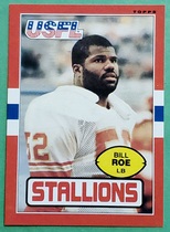 1985 Topps USFL #27 Bill Roe
