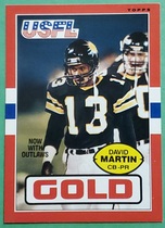 1985 Topps USFL #35 David C. Martin