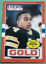 1985 Topps USFL #38 Vincent White