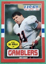 1985 Topps USFL #41 Kiki DeAyala