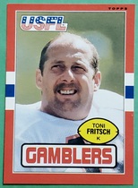 1985 Topps USFL #42 Toni Fritsch