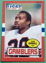 1985 Topps USFL #43 Sam Harrell