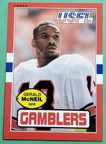 1985 Topps USFL #46 Gerald McNeil