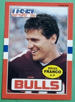 1985 Topps USFL #52 Brian Franco