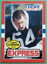 1985 Topps USFL #58 Howard Carson