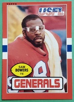 1985 Topps USFL #77 Sam Bowers