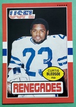 1985 Topps USFL #97 Curtis Bledsoe
