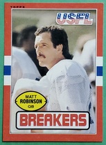 1985 Topps USFL #111 Matt Robinson