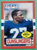 1985 Topps USFL #121 Gary Worthy