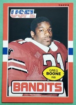 1985 Topps USFL #124 Greg Boone