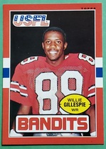 1985 Topps USFL #127 Willie Gillespie