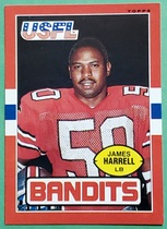 1985 Topps USFL #128 James Harrell