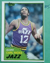 1981 Topps Base Set #W104 Carl Nicks