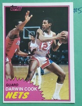 1981 Topps Base Set #E77 Darwin Cook