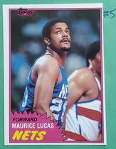 1981 Topps Base Set #E79 Maurice Lucas