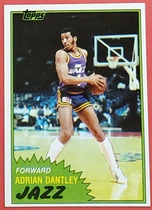 1981 Topps Base Set #40 Adrian Dantley