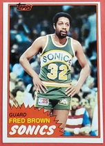 1981 Topps Base Set #43 Fred Brown