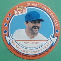 1989 King B Discs #1 Kirk Gibson