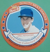 1989 King B Discs #12 Orel Hershiser