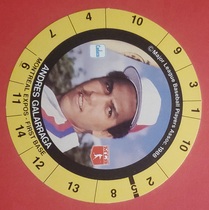 1988 Cadaco Disc #NNO Andres Galarraga