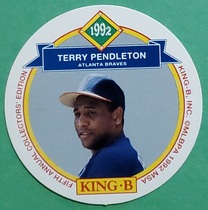 1992 King B Discs #1 Terry Pendleton