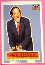1995 ESPN NFL Announcers Ad Cards #12 Chris Berman