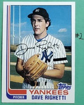 1982 Topps Base Set #439 Dave Righetti