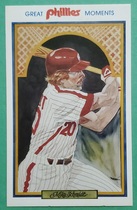 1983 Team Issue Philadelphia Phillies Great Moments Postcards #5 Mike Schmidt