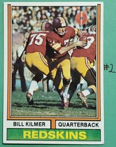 1974 Topps Base Set #58 Bill Kilmer