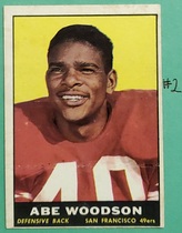 1961 Topps Base Set #65 Abe Woodson