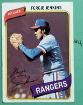 1980 Topps Base Set #390 Fergie Jenkins