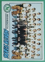 1977 Topps Base Set #79 North Stars Team