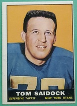 1961 Topps Base Set #155 Tom Saidock